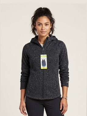 Eddie Bauer Black and Gray Women's Sweater